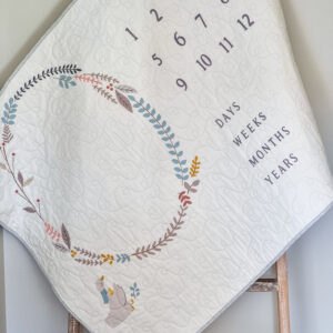 Little Ducklings Milestone Quilt