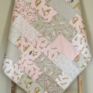 GHMILY Baby Quilt - Pink